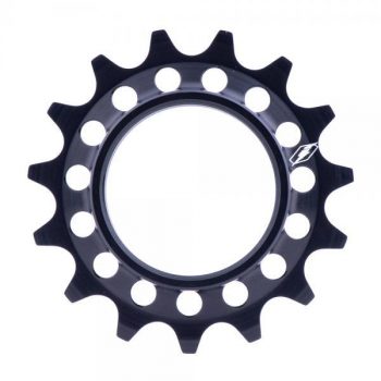 Piñon Fijo Roscado Centrado de Aluminio 15D