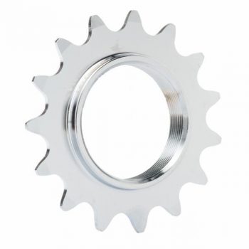 Piñon Fijo Roscado Centrado de Acero 15D