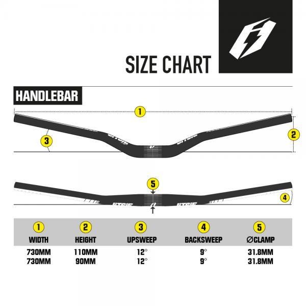 Manillar race carbono 730mm