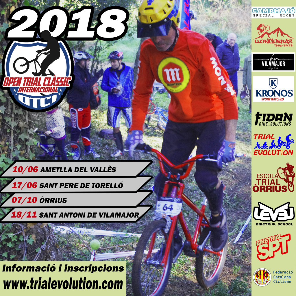 Open Clàssic Trial Novetats 2018