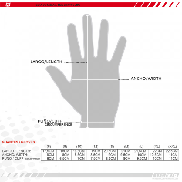Guantes race rojos - Imagen 4