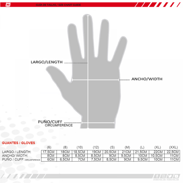 Guantes Race Amarillo