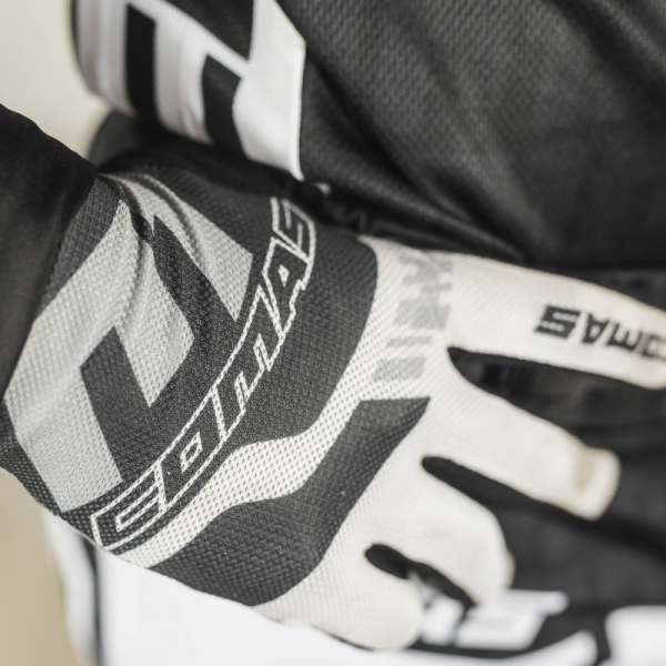 Guantes race blancos