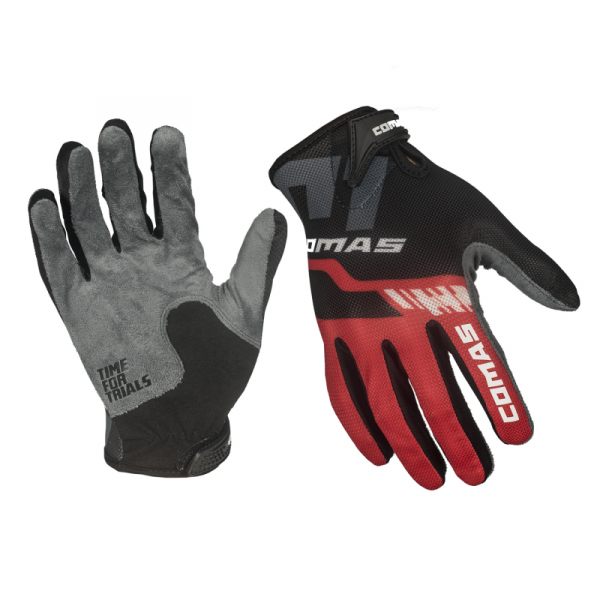 Guantes race rojos